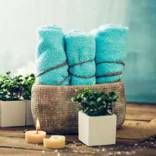 Spa Laundry Towels In Basket 600X600